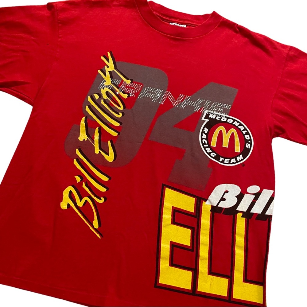 Vintage McDonalds Bill Elliot Racing T-shirt / Tee by Frankie Collective